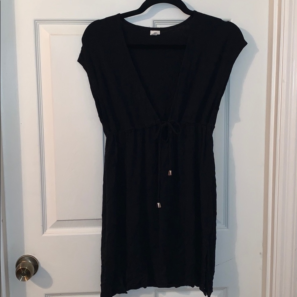 Black merona swimsuit cover up medium